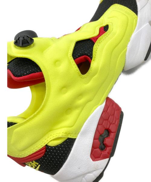 REEBOK（リーボック）REEBOK (リーボック) INSTAPUMP FURY 94 イエロー×レッド サイズ:24cmの古着・服飾アイテム