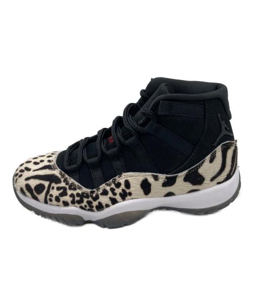 NIKE（ナイキ）NIKE (ナイキ) WMNS AIR JORDAN 11 RETRO Animal Instinct ブラック×ベージュ サイズ:24cm 未使用品の古着・服飾アイテム