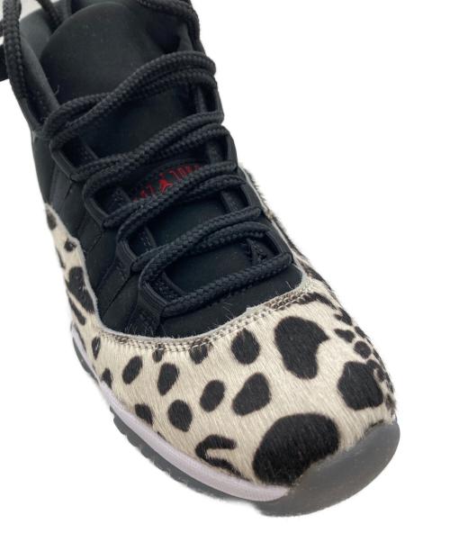 NIKE（ナイキ）NIKE (ナイキ) WMNS AIR JORDAN 11 RETRO Animal Instinct ブラック×ベージュ サイズ:24cm 未使用品の古着・服飾アイテム