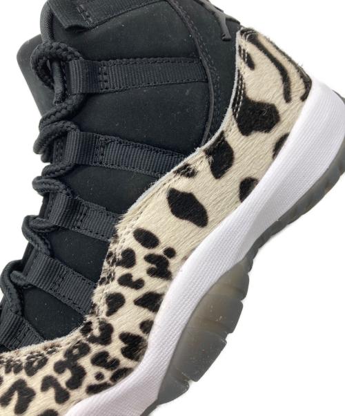 NIKE（ナイキ）NIKE (ナイキ) WMNS AIR JORDAN 11 RETRO Animal Instinct ブラック×ベージュ サイズ:24cm 未使用品の古着・服飾アイテム