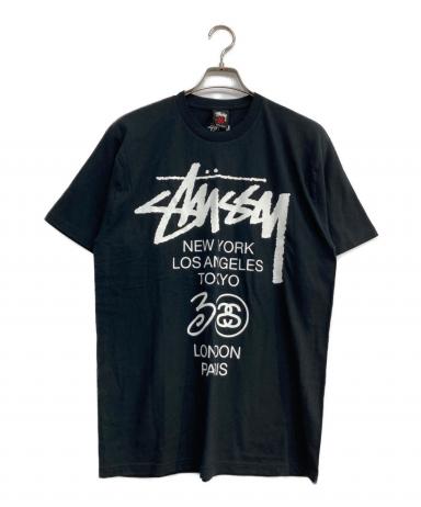 中古・古着通販】stussy (ステューシー) World Tour TEE ブラック