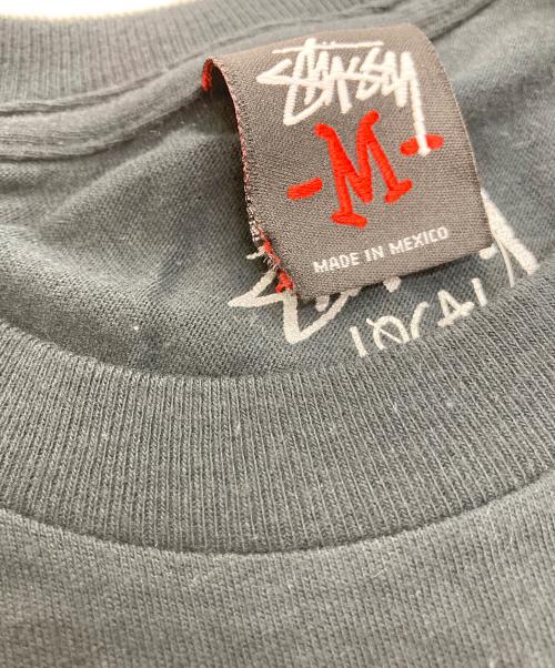 stussy（ステューシー）stussy (ステューシー) World Tour TEE ブラック サイズ:Mの古着・服飾アイテム