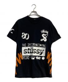 stussy（ステューシー）の古着「プリントTシャツ」｜ブラック