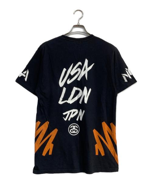 stussy（ステューシー）stussy (ステューシー) プリントTシャツ ブラック サイズ:Mの古着・服飾アイテム