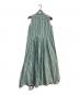 ne quittez pas (ヌキテパ) POPLIN STRIPE SHRITS DRESS グリーン サイズ:Ｆｒｅｅ：10000円