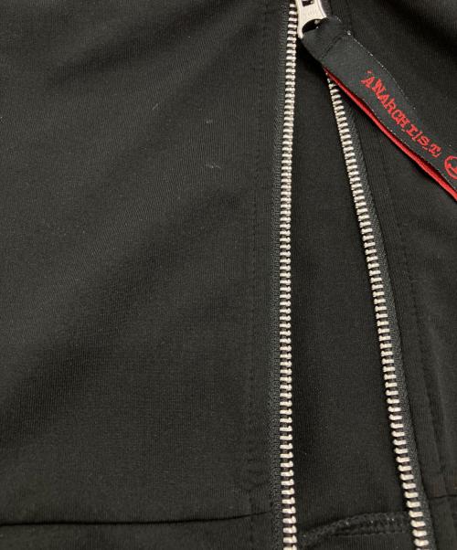 h.ANARCHY（エイチアナーキ）h.ANARCHY (エイチアナーキ) ダブルジップロングストレッチパーカー ブラック サイズ:Freeの古着・服飾アイテム