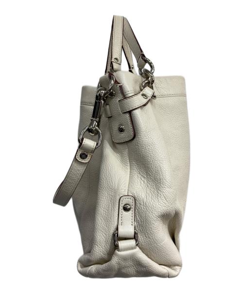 COACH（コーチ）COACH (コーチ) 2WAYバッグ ホワイトの古着・服飾アイテム