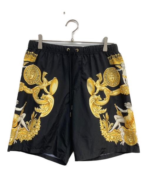 VERSACE（ヴェルサーチェ）VERSACE (ヴェルサーチェ) バロック柄スイムショーツ ブラック サイズ:3の古着・服飾アイテム