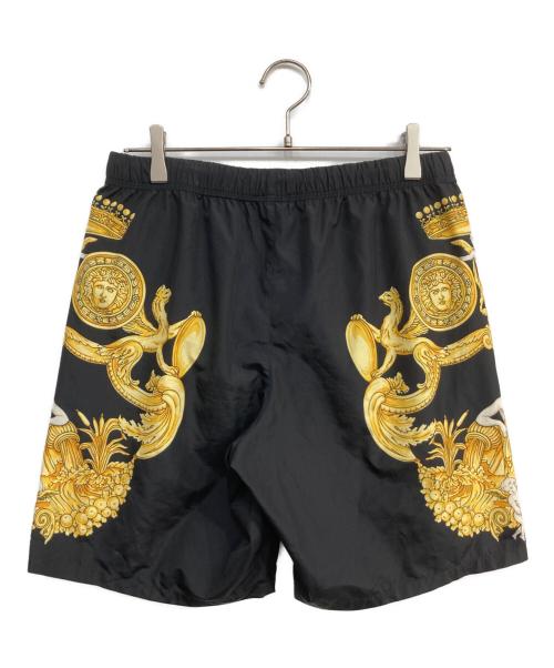 VERSACE（ヴェルサーチェ）VERSACE (ヴェルサーチェ) バロック柄スイムショーツ ブラック サイズ:3の古着・服飾アイテム