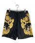 VERSACE（ヴェルサーチェ）の古着「バロック柄スイムショーツ」｜ブラック