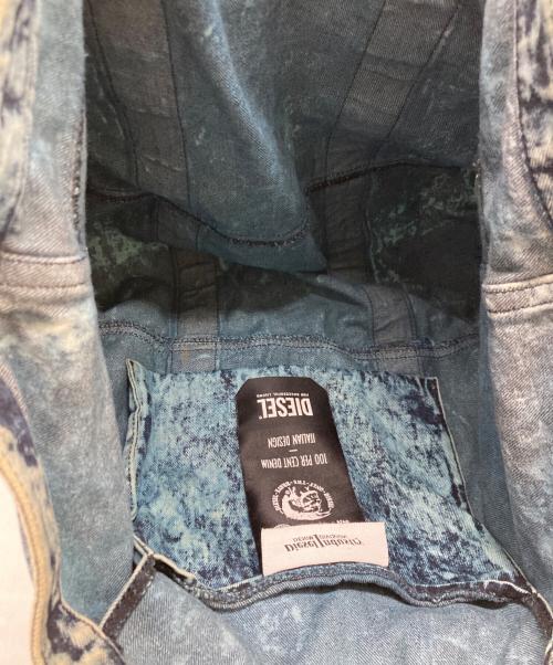 DIESEL（ディーゼル）DIESEL (ディーゼル) ロゴデニムトートバッグ インディゴの古着・服飾アイテム