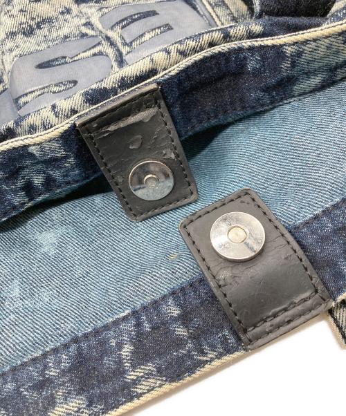 DIESEL（ディーゼル）DIESEL (ディーゼル) ロゴデニムトートバッグ インディゴの古着・服飾アイテム