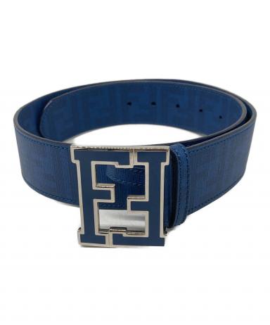 中古・古着通販】FENDI (フェンディ) FFロゴバックルベルト ブルー