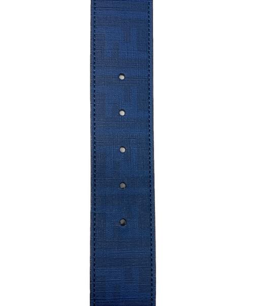 FENDI（フェンディ）FENDI (フェンディ) FFロゴバックルベルト ブルーの古着・服飾アイテム