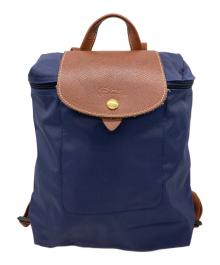LONGCHAMP（ロンシャン）の古着「プリアージュバックパック」｜ネイビー