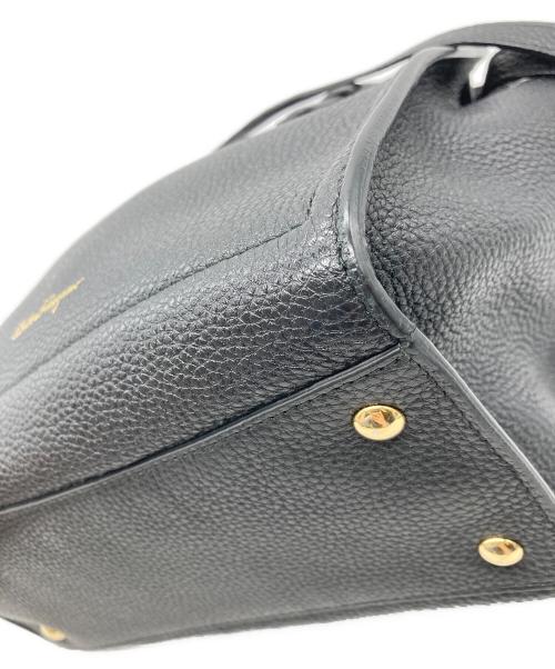 Salvatore Ferragamo（サルヴァトーレ フェラガモ）Salvatore Ferragamo (サルヴァトーレ フェラガモ) エイミー 2WAY トートバッグ ブラックの古着・服飾アイテム