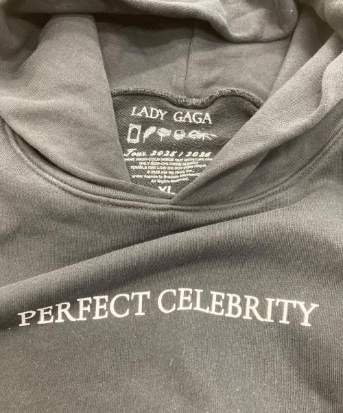 LADY GAGA（レディガガ）LADY GAGA (レディガガ) PERFECT CELEBRITY HOODIE ブラック サイズ:XLの古着・服飾アイテム