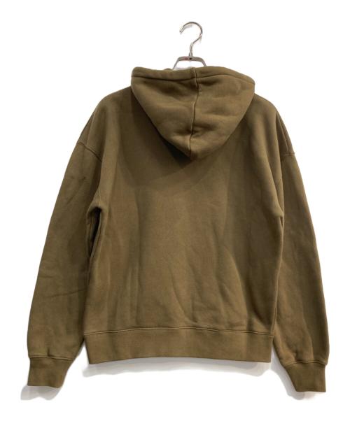maison kitsune（メゾンキツネ）MAISON KITSUNE (メゾンキツネ) カレッジ・フォックスパーカー カーキ サイズ:Sの古着・服飾アイテム