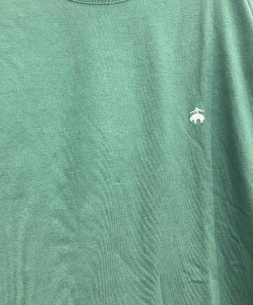 BROOKS BROTHERS（ブルックスブラザーズ）BROOKS BROTHERS (ブルックスブラザーズ) ワンポイント刺繍ロンT グリーン サイズ: XL 未使用品の古着・服飾アイテム