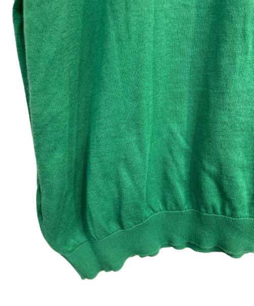 JOHN SMEDLEY（ジョンスメドレー）JOHN SMEDLEY (ジョンスメドレー) コットンニットポロシャツ グリーン サイズ:XLの古着・服飾アイテム