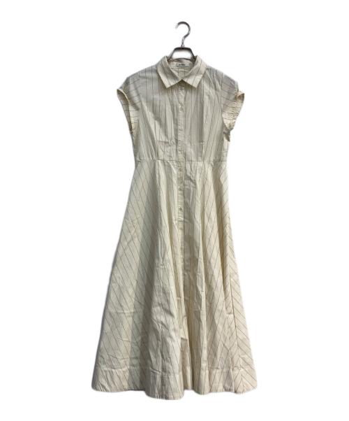 Snidel（スナイデル）Snidel (スナイデル) Sustaina ビスチェコンビシャツワンピ ベージュの古着・服飾アイテム