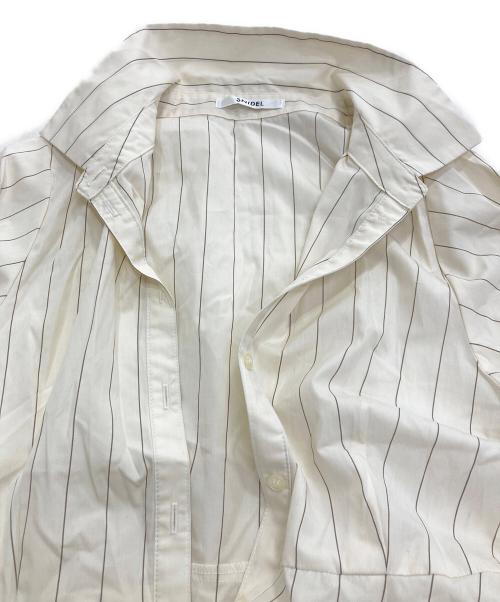 Snidel（スナイデル）Snidel (スナイデル) Sustaina ビスチェコンビシャツワンピ ベージュの古着・服飾アイテム
