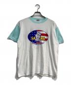 sailorsセイラーズ）の古着「プリントTシャツ」｜ホワイト×ブルー