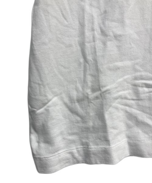 PLAY COMME des GARCONS（プレイコムデギャルソン）PLAY COMME des GARCONS (プレイコムデギャルソン) ゴールド・ハートワッペン・Tシャツ ホワイト サイズ:Mの古着・服飾アイテム