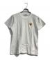 PLAY COMME des GARCONS（プレイコムデギャルソン）の古着「ゴールド・ハートワッペン・Tシャツ」｜ホワイト