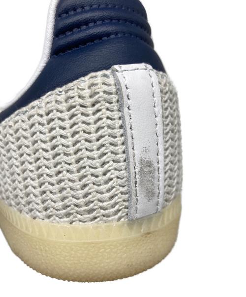 adidas（アディダス）adidas (アディダス) SAMBA OG ホワイト×ネイビー サイズ:JP24.5CMの古着・服飾アイテム