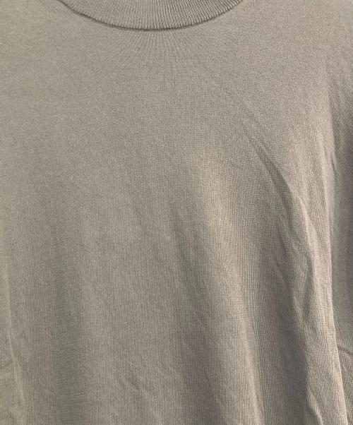 Alessandro Luppi（アレッサンドロ ルッピ）Alessandro Luppi (アレッサンドロ ルッピ) モックネック半袖ニット ブラウン サイズ:48の古着・服飾アイテム