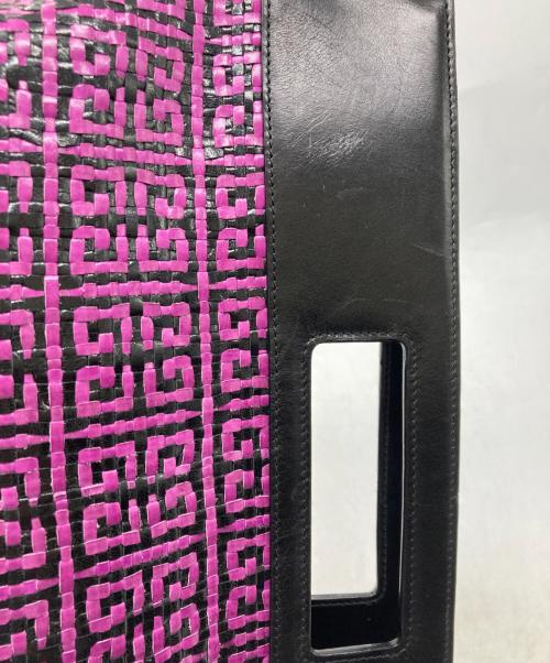 GIVENCHY（ジバンシィ）GIVENCHY (ジバンシィ) G柄ハンドバッグ パープルの古着・服飾アイテム
