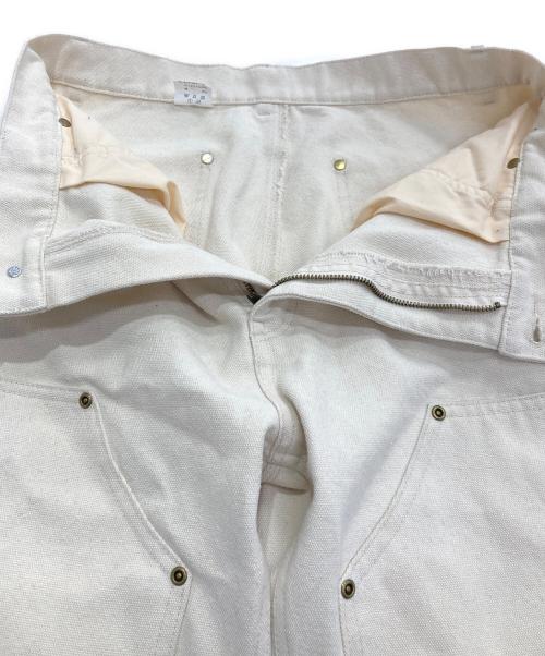 BACKERS（バッカーズ）Backers (バッカーズ) ダブルニーペインターパンツ アイボリー サイズ:81cm (W32)の古着・服飾アイテム