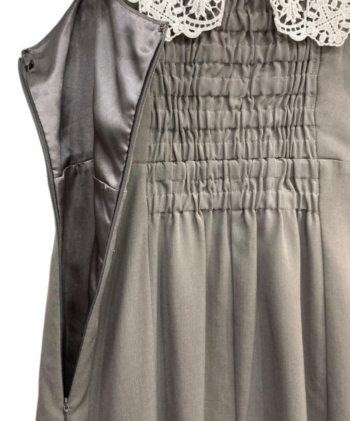 Rirandture（リランドチュール）Rirandture (リランドチュール) レーシーカラーワンピース グレー サイズ:2の古着・服飾アイテム
