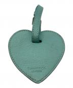 TIFFANY & Co.ティファニー）の古着「ハートラゲージタグ/バッグチャーム」｜ブルー