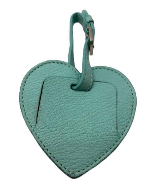 TIFFANY & Co.（ティファニー）Tiffany & Co. (ティファニー) ハートラゲージタグ/バッグチャーム ブルーの古着・服飾アイテム