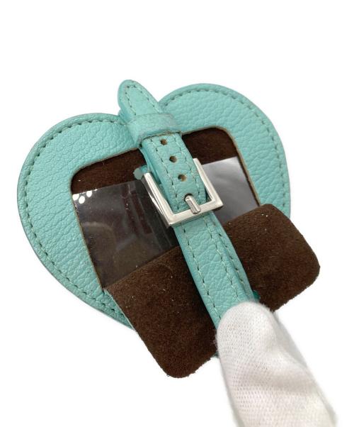 TIFFANY & Co.（ティファニー）Tiffany & Co. (ティファニー) ハートラゲージタグ/バッグチャーム ブルーの古着・服飾アイテム