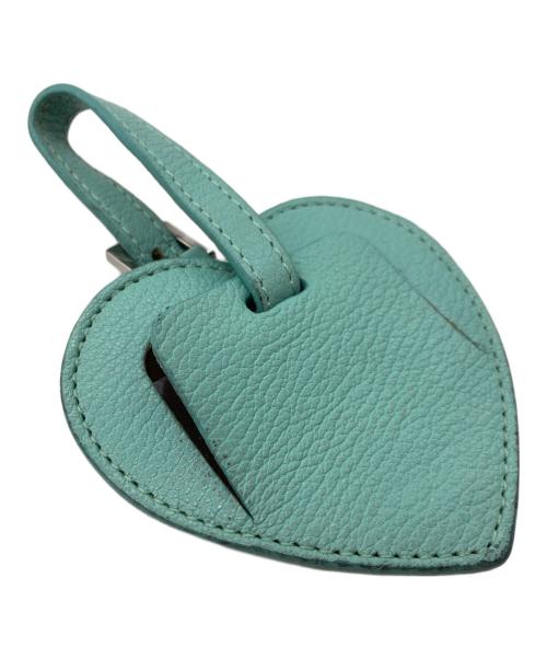 TIFFANY & Co.（ティファニー）Tiffany & Co. (ティファニー) ハートラゲージタグ/バッグチャーム ブルーの古着・服飾アイテム