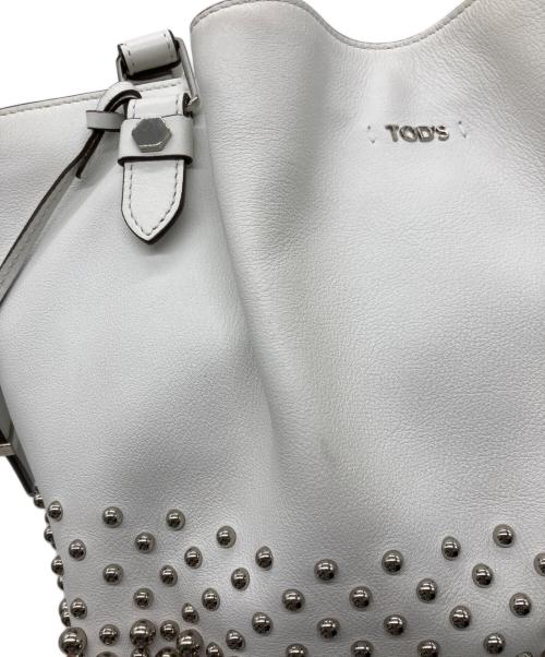 TOD'S（トッズ）TOD'S (トッズ) スタッズフラワートートバッグの古着・服飾アイテム