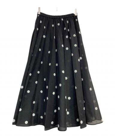 UNITED ARROWS ✩オーガンジープリントドットスカート 中古・古着通販】UNITED ARROWS (ユナイテッドアローズ) オーガンジー