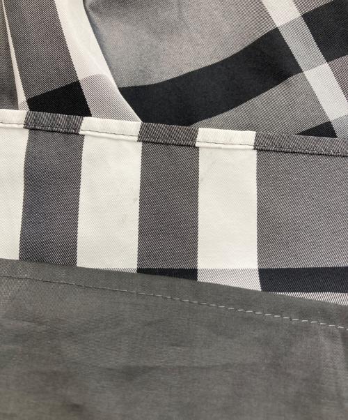 UNITED ARROWS（ユナイテッドアローズ）UNITED ARROWS (ユナイテッドアローズ) P チェック タフタ スカート ブラック サイズ:36の古着・服飾アイテム