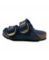 BIRKENSTOCK (ビルケンシュトック) アリゾナ ビッグバックル ムートンサンダル ネイビー サイズ:23cm：6000円