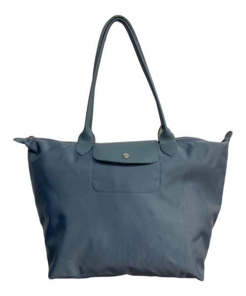 LONGCHAMP（ロンシャン）LONGCHAMP (ロンシャン) ル プリアージュ ネオ トートバッグ ブルーの古着・服飾アイテム