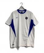 NIKEナイキ）の古着「ワッペンロゴTEE」｜ホワイト×ブルー