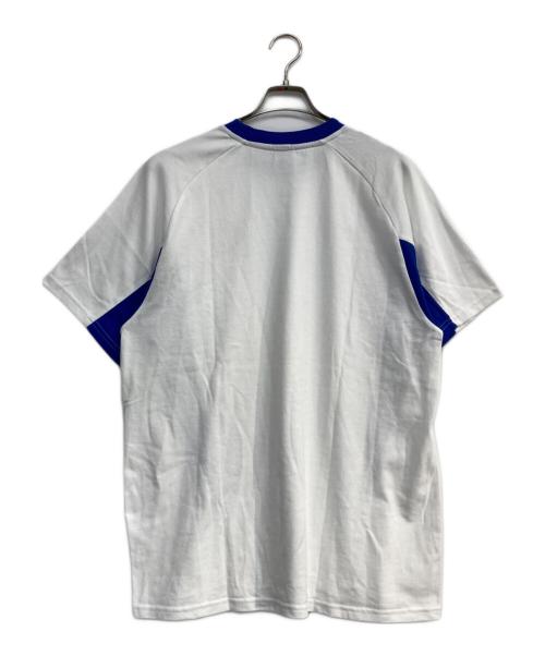 NIKE（ナイキ）NIKE (ナイキ) ワッペンロゴTEE ホワイト×ブルー サイズ:Lの古着・服飾アイテム