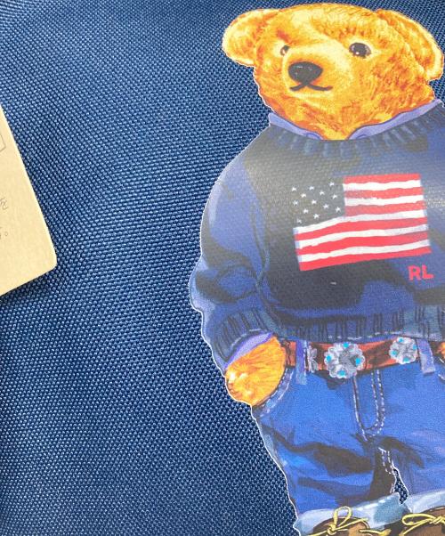 POLO RALPH LAUREN（ポロ・ラルフローレン）POLO RALPH LAUREN (ポロ・ラルフローレン) POLOベアハンドバッグ ネイビーの古着・服飾アイテム
