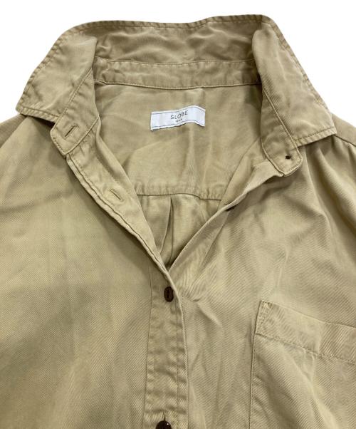 SLOBE IENA（スローブ イエナ）SLOBE IENA (スローブ イエナ) 製品染めシャツ ベージュ サイズ:Freeの古着・服飾アイテム