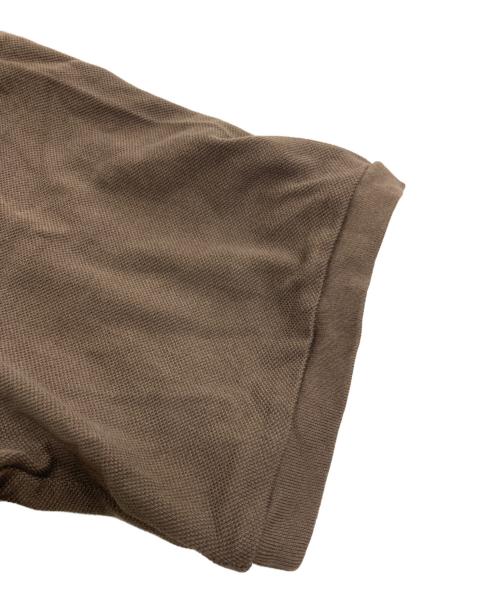 12closet（トゥエルブクローゼット）12closet (トゥエルブクローゼット) 鹿の子ポロワンピース ブラウン サイズ:-の古着・服飾アイテム