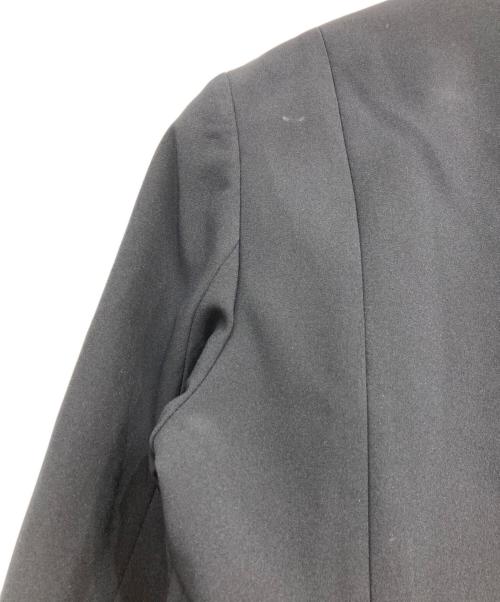 CELFORD（セルフォード）CELFORD (セルフォード) ノーカラーペプラムジャケット ネイビー サイズ:36の古着・服飾アイテム