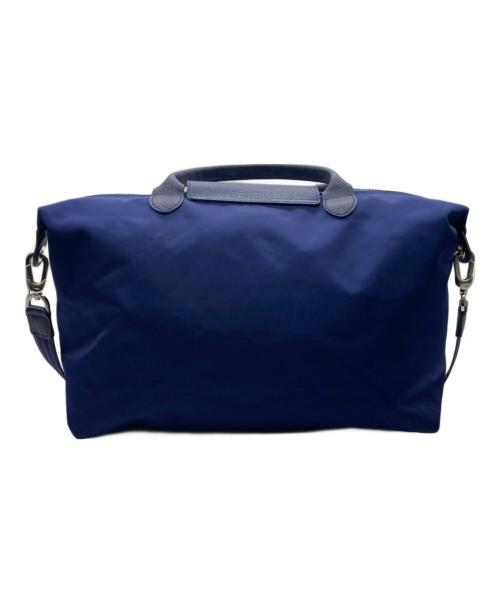 LONGCHAMP（ロンシャン）LONGCHAMP (ロンシャン) ルプリアージュ 2WAYバッグ ブルーの古着・服飾アイテム